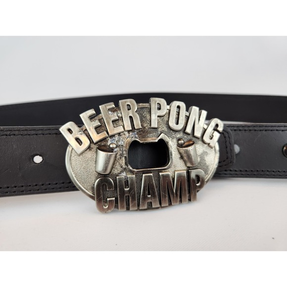 The Unbranded Brand Other - Beer Pong Champ Bottle Opener Metal Buckle Table Santa Gift Carhartt‎ 40" Belt